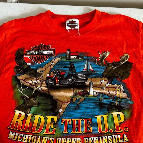 Harley Davidson Michigan T-Shirt - Picture 1 of 3
